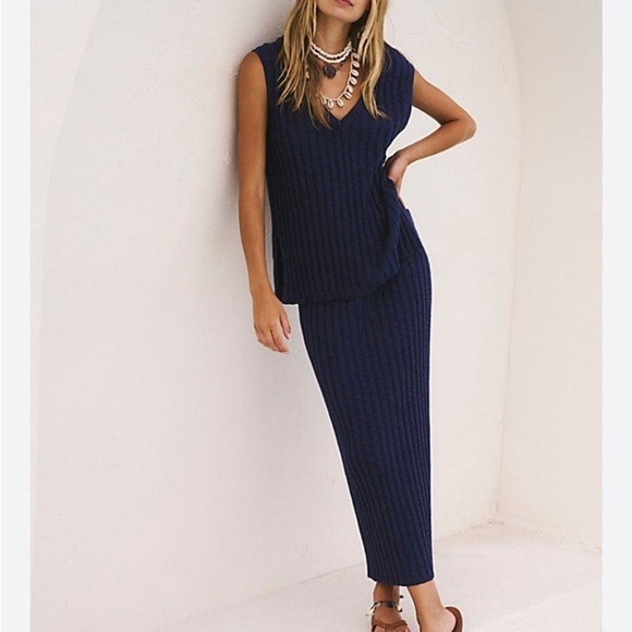 Free People Veda Sweater Set (Top + Skirt) - Size Small - Picture 6 of 6